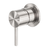 Zen Ss316L Nero Shower Nero Mixer Brushed Nickel